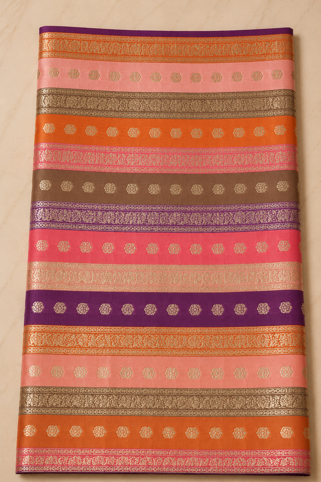 Indian embroidered silk 002