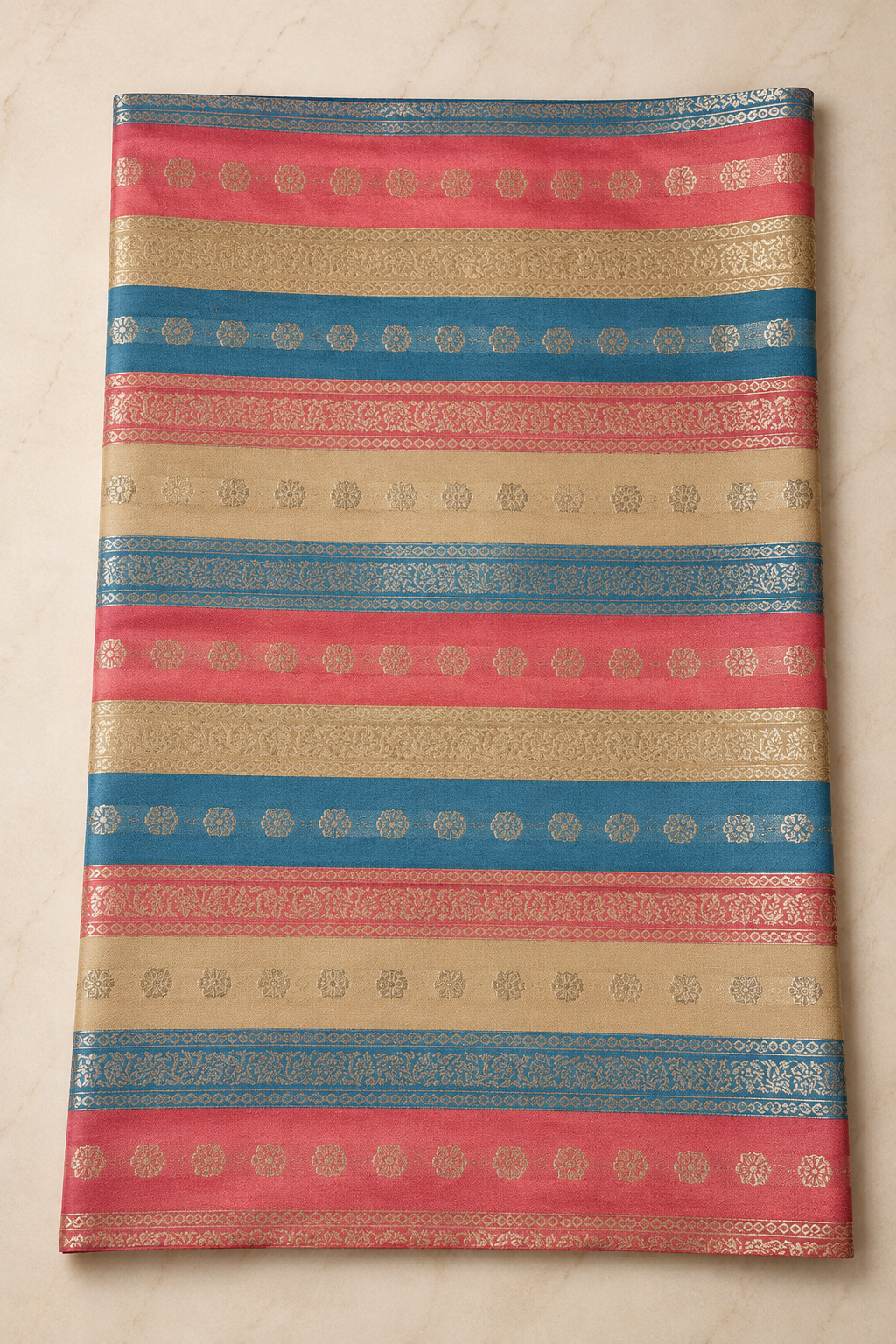 007 Embroidered Indian Silk