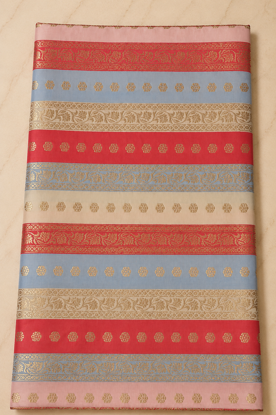 Embroidered Indian Silk 001