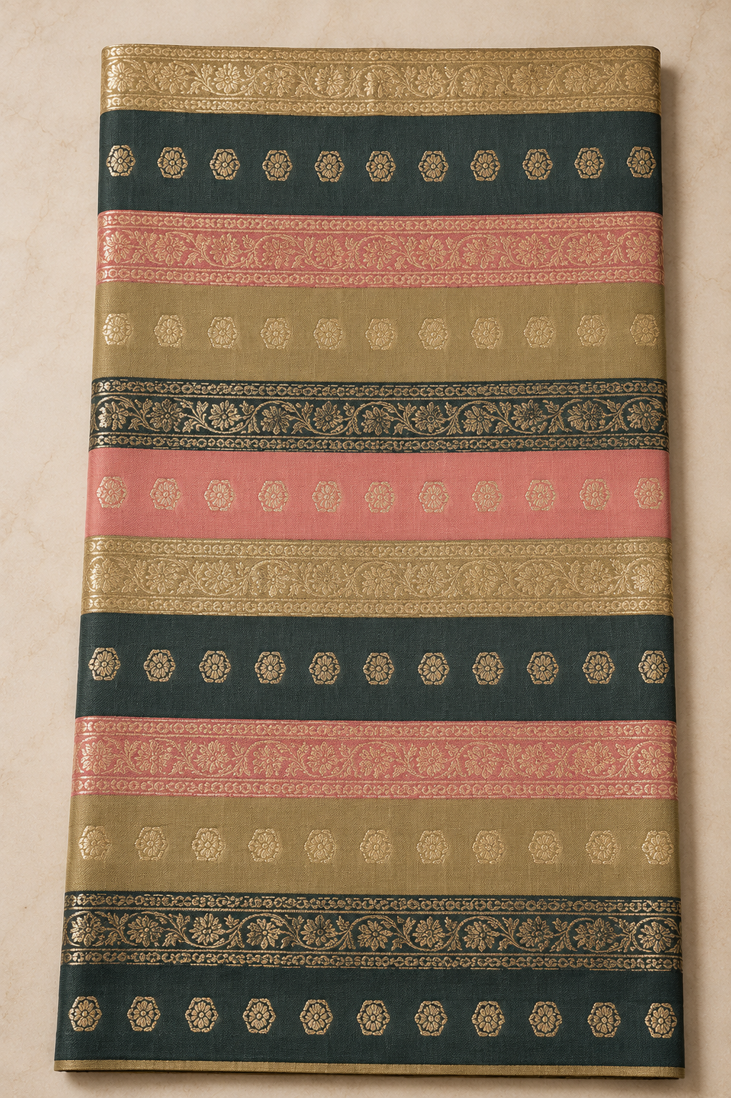 Embroidered Indian Silk 005