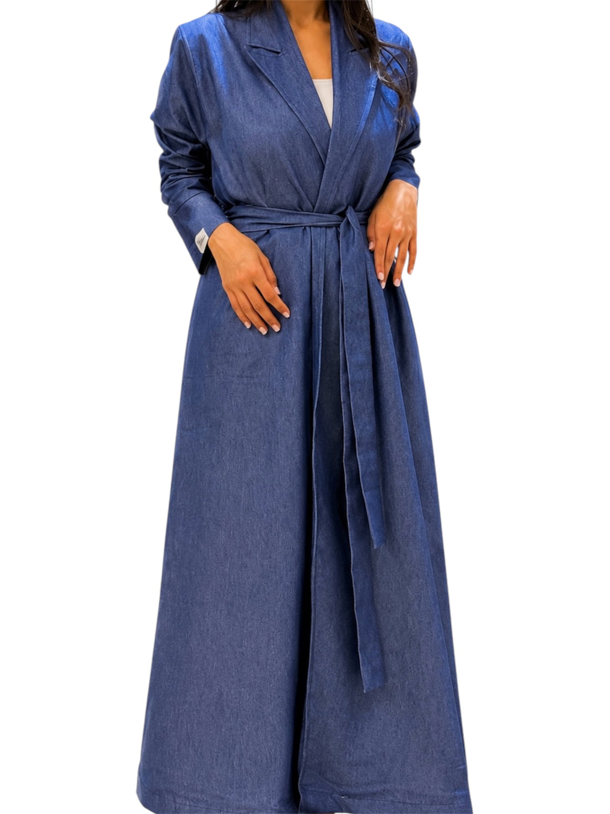 Blue denim coat
