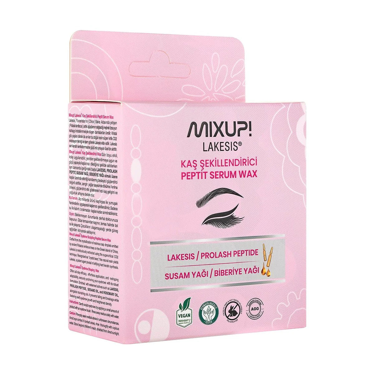 Eyebrow setting gel
