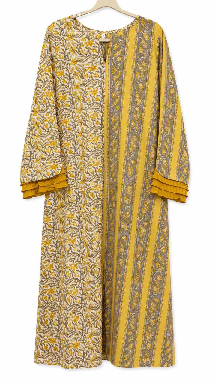 Printed jalabiya