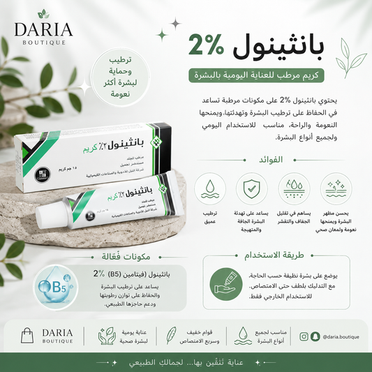 Panthenol 2% Cream 15 gm