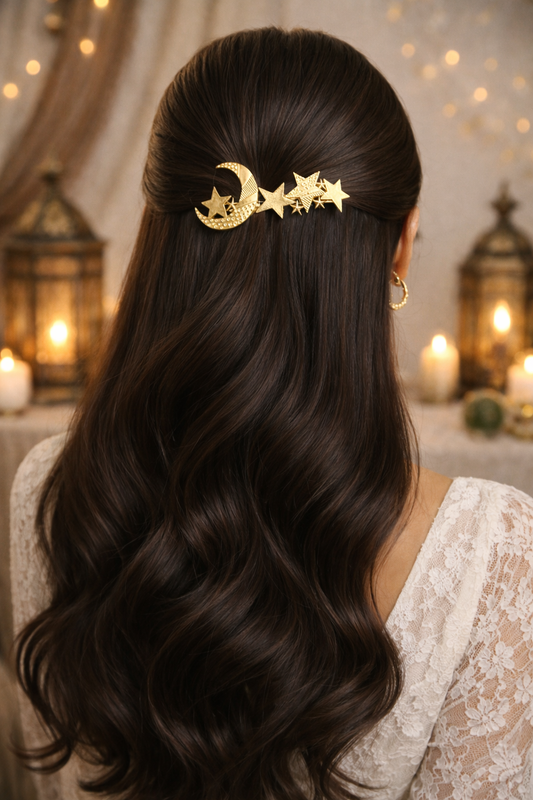 اكسسوار للشعر بطابع رمضاني