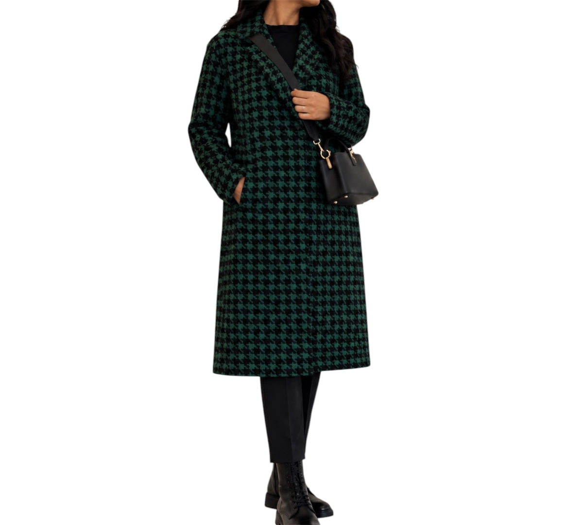 Green wool jacket