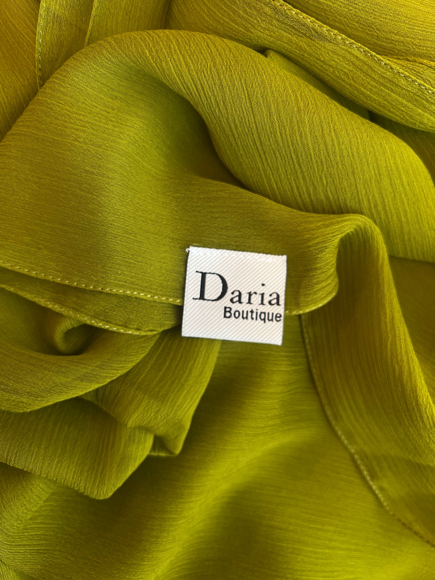 Green chiffon shayla